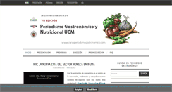 Desktop Screenshot of cursoperiodismogastronomico.com