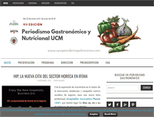 Tablet Screenshot of cursoperiodismogastronomico.com